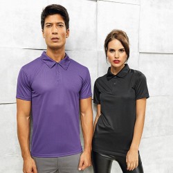 Plain Pique Polo Shirt Coolchecker Stud Premier 140 GSM